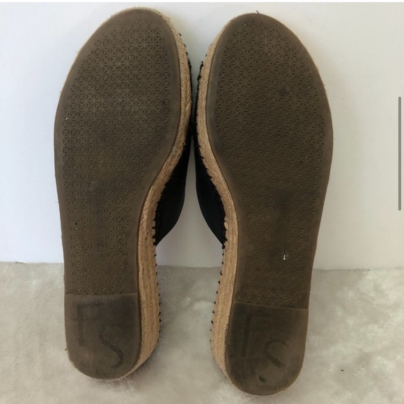 EUC Franco Sarto espadrille sandals black size 9 - Picture 7 of 10